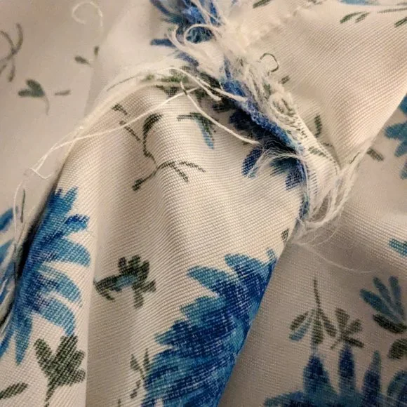 Kitsch Delish Blue Floral Vintage Dress - Picture 15 of 16